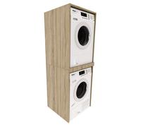 COLONNE DE SALLE DE BAIN - MRBLS_HOME 66 x 180 x 51 2 cm - SONOMA - MEUBLE DE SALLE DE BAIN Armoire pour lave-linge