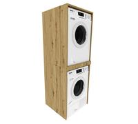 COLONNE DE SALLE DE BAIN - MRBLS_HOME 66 x 180 x 65 cm - ARTISAN - MEUBLE DE SALLE DE BAIN Armoire pour lave-linge