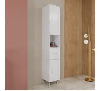 COLONNE DE SALLE DE BAIN SUR PIED BLANC BRILLANT H 198 CM | EASY