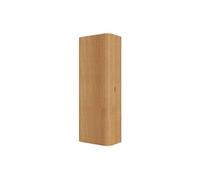 Colonne de salle de bain suspendue en bois massif - Naturel clair - H110 cm - BULMAS