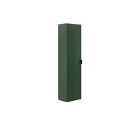 Vente-unique - Colonne de Salle de Bain Suspendue striée - Vert Mat - H140 cm - ZEVINI