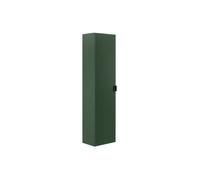 Colonne de salle de bain suspendue striée - Vert mat - H140 cm - ZEVINI