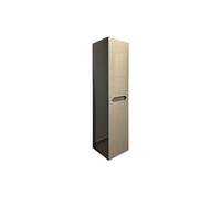 Colonne de salle de bain suspendue - Taupe - L30 x l30 x 120 cm - STEFANIE