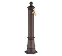 Colonne d'eau antique - Robinet de jardin - 80 x 18 x 20,5 cm - Marron
