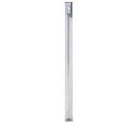 Colonne d'eau de jardin, 40 cm, en acier inoxydable, ronde, avec robinet et raccord de tuyau, crochet de suspension inclus, socle stable pour arrosage du jardin, lavage de voiture