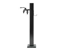 Colonne d'eau de jardin verticale carrée avec antigel pour l'extérieur, distributeur d'eau, bouche d'incendie, montage au sol, robinet avec raccord et pistolet d'arrosage (C, 36.6 in / 93 cm)