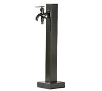 Colonne D'eau Extérieure en Acier Inoxydable, Colonne a Eau de Jardin Verticale avec Robinet a Double Sortie D'eau, Robinet Antigel Extérieur, Fontaine Montée au Sol(93cm/37in)