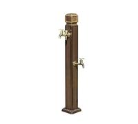 Colonne d'eau extérieure pour robinet de jardin, rallonge de robinet de tuyau antigel avec pistolet pulvérisateur, bouche d'incendie montée au sol pour jardin, ferme, arrière-cour