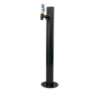 Colonne d'eau verticale de jardin en acier inoxydable 304, robinet d'eau debout extérieur, poteau de robinet de bouche d'incendie décoratif pour l'irrigation/lavage de voiture