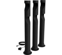 Colonne d'éclairage extérieur LED Philips PHI8720169387010 Desi IP44 1,5W 2700K 24V noir 3pcs
