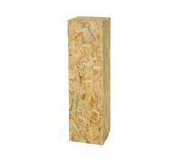 Colonne décorative en OSB, colonne de fleurs pour le salon, support pour plantes, piédestal moderne pour décoration, socle stable, 110x30x30cm, idéal pour déco&plantes