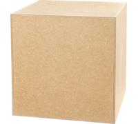 Colonne décorative MDF non laqué - colonne de fleurs pour le salon - support de fleurs - podium déco pour figurines - support de plantes - déco salon 40x40x40
