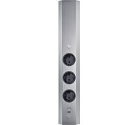 Colonne d'énergie ST 3081/3 USB C en INOX avec 3 emplacements et station de recharge USB C / Prise multiple / Prise d'angle