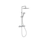 Colonne douche thermostatique Metro 3 jets, économie d'eau, chromé