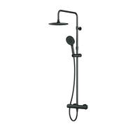 Colonne douche thermostatique noire AM.PM X-Joy arrêt 38°C F07XA422