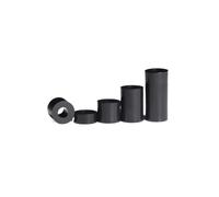 Colonne Droite En Nylon Noir M3.2-M5.2 | Manchon De Vis Isolé En Plastique, Manchon D'arbre, Coussin Épais, Colonne De Lampe D'isolation(100pcs M5.2X7X8)