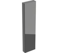 Colonne haute compacte Geberit P15cm 1 porte verre gris velouté - GEBERIT 502.317.JK.2