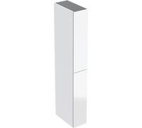Colonne haute Geberit 2 tiroirs 24x180x48cm verre blanc - GEBERIT 503.011.01.2