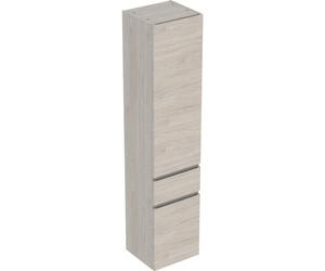Colonne haute H180 Geberit Renova Plan 2 portes 1 tiroir Noyer Carya clair - GEBERIT 501.923.00.1