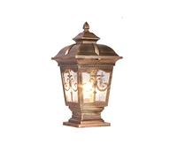 Colonne Lumineuse Extérieure Villa Porte Lumière Jardin Européen Étanche Lumière Décoration Extérieure Ménage Mur Pilier Lampe Mur Fin Patio Lumière