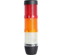 Colonne lumineuse STEX24 blanche-jaune-rouge, 50 mm, 24 V CA/CC, voyant clignotant LED SS50-OB3/24 118 Dimensions Longueur 210,0 mm, diamètre 50,0 mm