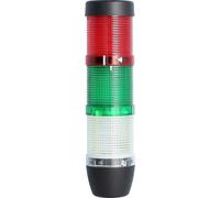 Colonne lumineuse STEX24 blanche-verte-rouge, 50 mm, 24 V CA/CC, voyant clignotant LED SS50-OB3/24 117 Dimensions Longueur 210,0 mm, diamètre 50,0 mm