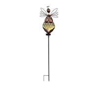 Colonne lumineuse traditionnelle en bronze contenant des ampoules à économie d'énergie