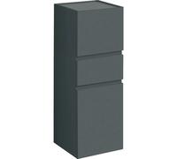 Colonne mi-haute H105 Geberit Renova Plan 2 portes 1 tiroir Gris velouté - GEBERIT 501.922.JK.1