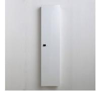COLONNE POUR SALLE DE BAINS ÉLÉMENT HAUT BLANC BRILLANT AVEC PORTE SIMPLY