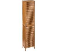 Colonne salle bain 2 portes bambou Sicela 5five Beige G