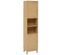 5five Colonne de salle de bain CANE effet cannage 2 portes