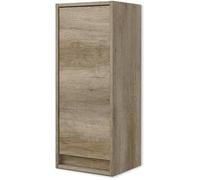 Colonne Salle de Bain Suspendue avec une porte coloris nordik -30 cm (Longueur) x 74 cm (Hauteur) x 25 5 cm (Profondeur)