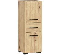 Akord Colonne Salle De Bain Étroit Chêne Artisan 30X30X85