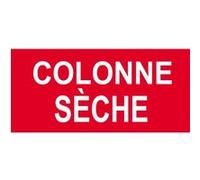 Colonne sèche - 30x14cm - Sticker/autocollant