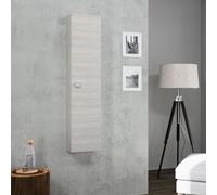 COLONNE UNE PORTE SUSPENDU POUR SALLE DE BAIN CHÊNE GRIS FACILE