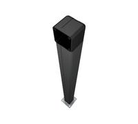 Colonnette en aluminium anodisé noir H 1m pour SET-I - SET-K - TSP-01 CAME CSSN