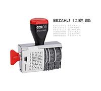 Colop Tampon dateur 04000/WD - date en bande de mots, 12 formules