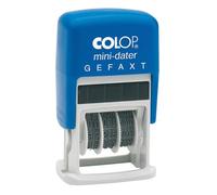 Colop 105207 Tampon dateur S160 avec texte faxées avec empreinte bicolore