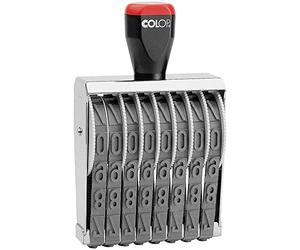 COLOP 108907 Tampon numéroteur 15008-8 bandes de chiffres, hauteur de la police 15 mm