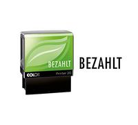 Colop 132067 Imprimante de tampons texte 20 Ligne Verte avec texte Payé.