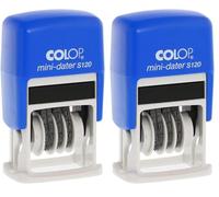 COLOP 133837 Mini dateur S 120 SD - Date en chiffres avec année courte (Lot de 2)