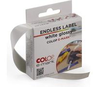Colop 155361, Blanc, Etiquette autocollante, Mat, Universel, Rectangle, 1,4 cm