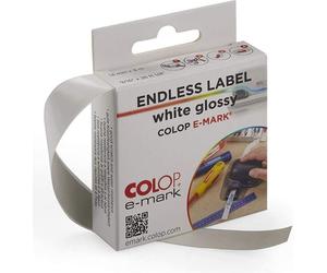 Colop 155361, Blanc, Etiquette autocollante, Mat, Universel, Rectangle, 1,4 cm