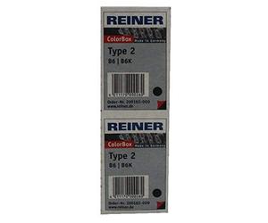 COLOP Carte de 6 recharges d'encre Noire pour appareils Reiner B6 et B6K (Type 2)