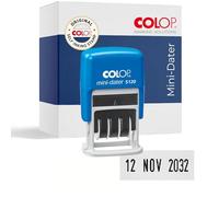 COLOP Datum-Stempel S120 Deutsch. Abdruckfarbe schwarz. Im Faltkarton.