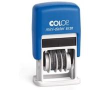 Tampon dateur Mini Dater S120 SD, mois en chiffres