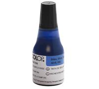 COLOP Encre flash bleue 25ml | Recharge d'encre à base d'huile, indélébile sur documents. Flacon avec embout de précision pour tampons Flash EOS.