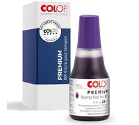 COLOP Encre tampon 801 pour Tampon Encreur 25 ml Violet | Encre à base d'eau pour tampons en feutre et mousse. Testée dermatologiquement, avec buse d'application incluse.