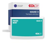COLOP Encreur MAKE 3 Fresh Mint 90 x 160 mm - pour tampon manuel traditionnel et tampon créatif