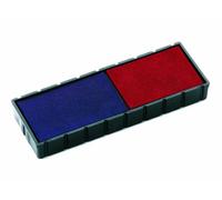 Tampon encreur de rechange E/12/2, bleu/rouge
